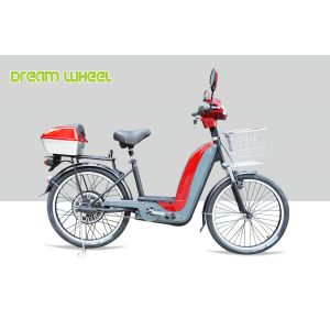 350W Pedal Assist Electric Bike Scooter 40km Steel Frame
