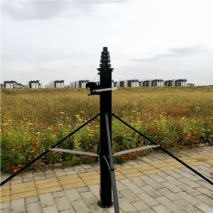 Collapsible 9M 30ft 15KG Antenna Telescopic Mast