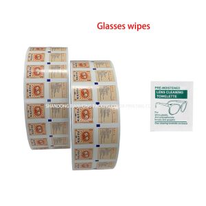 75% Alcohol Pad Packaging Aluminum Foil Laminated Paper with Flexographic