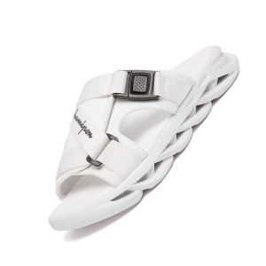 EUR44 45 46 Casual Soft Rubber Slippers For Men