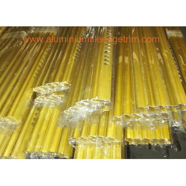 matt golden aluminium stair nosing for Italy market