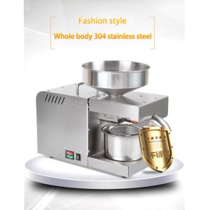 Coconut Peanut Industrial Oil Press Machine SS304 Home Use Automatic Mini