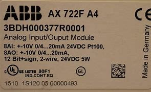 Digital I O Module AX722F Version A Type Brand New Original Box