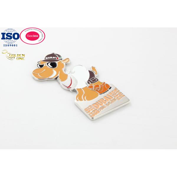 Customized 3d Soft Enamel Souvenir City Refrigerator Magnet Custom Logo Metal Magnet Fridge For Tourist