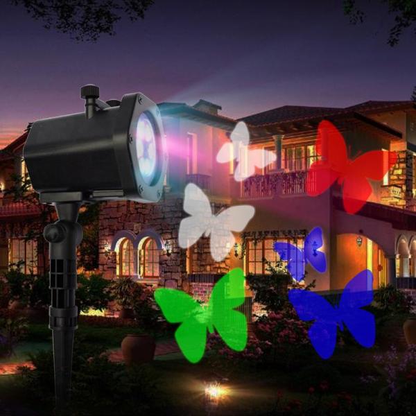 Resort Park Outdoor Waterproof Projector Lamp Outdoor Decoration Holiday Lights Outdoor Waterproof Effect Colorful Stage