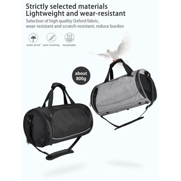 Animal Prints Travel Duffle Bag Sports Fitness Duffel Bag Multi Compartment