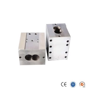 Twin Screw Extruder Accessories Steel Barrel For Pipe Sheet Profile Film And