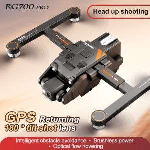 Rg700 Pro Drone 4k Gps 8k Hd Dual Camera Fpv Brushless Rc Drone Remote Control