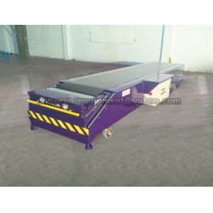 3 Sections Telescopic Belt Conveyor for 20 ft container loading & unloading