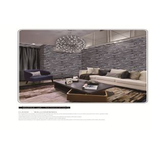 PVC vinyl wallpaper modern style removeable 3D effect washable waterproof