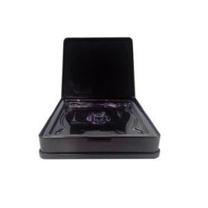 Quality Rectangular Double Lid CD Tin Box for sale