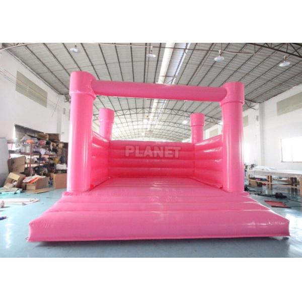 Buy Custom Color Inflatable Wedding Bouncer White Bouncy Castle Inflatable White Castle Bounce House at wholesale prices