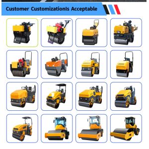 China Factory Road Machinery 1ton 2ton 3ton 4ton 5ton Mini Compactor Road Roller