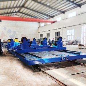 Industrial Metallurgy 6T Rail Transfer Trolley High Temperature Resistance Steel