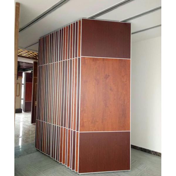 Soundproof Hanging System Office Partition Walls / Acoustic Folding Doors