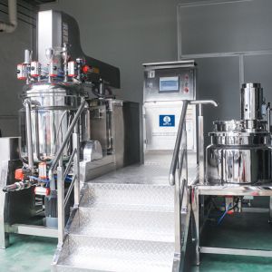 Bottom Homogenizing Body Cream Mixer Machine 50Hz/60Hz High Speed