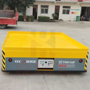 Precast Concrete Construction Trackless Transfer Trolley For Heavy Duty