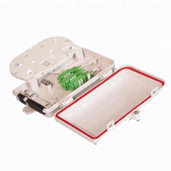Buy Wall And Pole Mountable FTTH Fiber Optic Distribution Box 1 Input 4 Output at wholesale prices