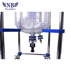 200L Jacketed Glass Reactor