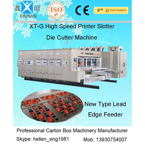 Buy Industrial Automatic Carton Machine Printing Slotting Die - Cutting Machine at wholesale prices