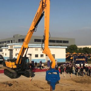 Hyundai Excavator 21m Cast Steel Post Hydraulic Pile Driver
