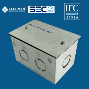 Steel Welded Cable IEC 61386 Electrical Boxes 100x65x65mm