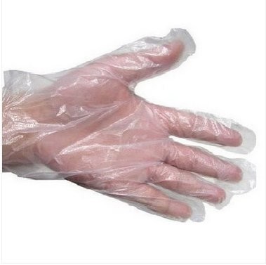 Flexible Operation Anti Virus Disposable Isolation Gloves Solid Durable Beaded