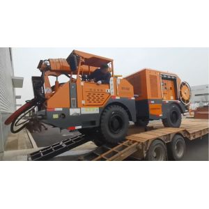 China 385mm Ground Clearance Robotic Wet Concrete Sprayer with 80m Cable Reel Length and Up To 8.5m Shotcrete Distance Upward on sale