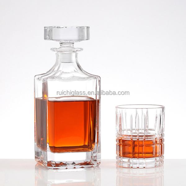 Buy 500ml 750ml Frosted Wine Glass Vodka Bottle with Cap Collar Material Aluminum Plastic PP at wholesale prices