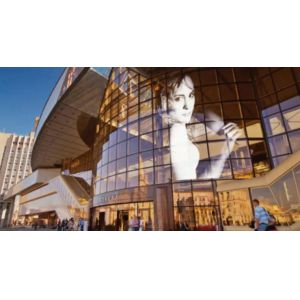 Bendable Transparant LED Screen Corporate Offices With Slim Profile