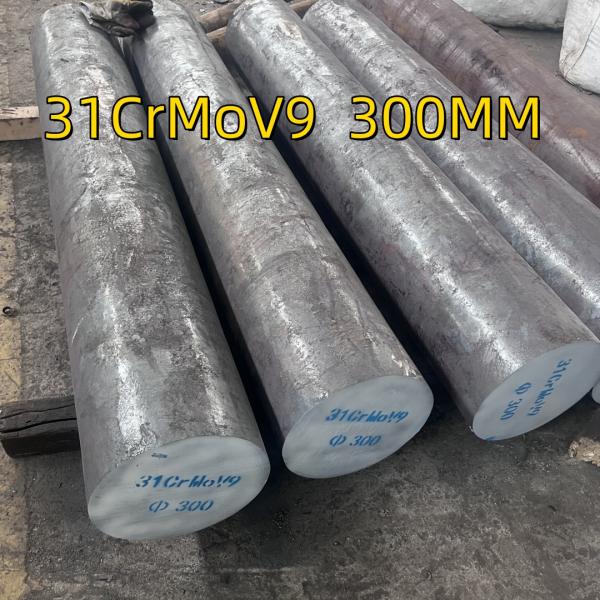 Nitriding Steel DIN 1.8519 / 31CrMoV9 Alloy Steel Forged Bar For Piston Rods Black And Bright Surface