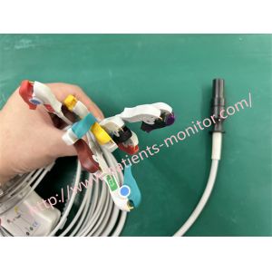 IEC Patient Cable 10 Strand Clamp For Mortara Q-Stress 60-00186-01 Compatible