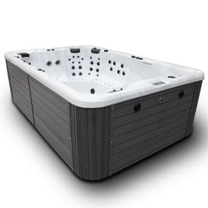 Luxury 10 Persons Swim Spa Tub Acrylic Swimming Pool Hot Tubs Combo