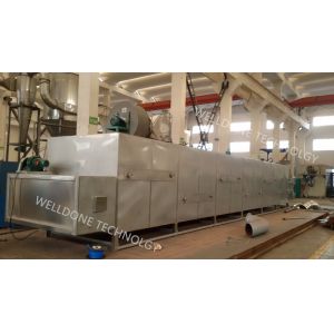 100kg/H Vegetable Dehydrator Hot Air Belt Dryer Machine