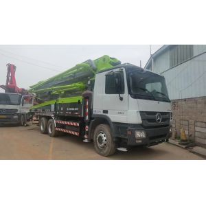 Zoomlion 47m Used Concrete Pump with Benz Chassis Construction Machinery Good