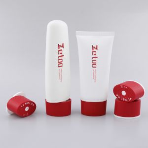 China 50ml / 100ml Sunscreen Tube Packaging Oval Skin Care Tube Packaging on sale