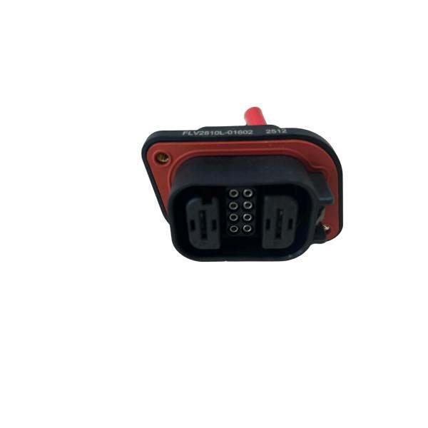 FLV2+8 High-Temp Hybrid Connector 80A 600VAC Black ABS Housing for Industrial