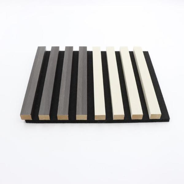 Buy MDF Sound-Absorbing Acoustic Wooden Wall Slat Panel Fluted Material at wholesale prices