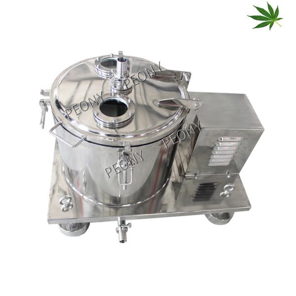 Low Temperature Jacketed Basket Centrifuge Stainless Steel Ethanol Extraction