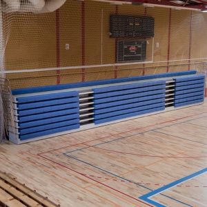 Manual Controlled HDPE Retractable Bleacher Seating Retractable Auditorium