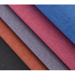 300 * 300D Purple Polyester Knit Fabric Comfortable Hand Feel Washable