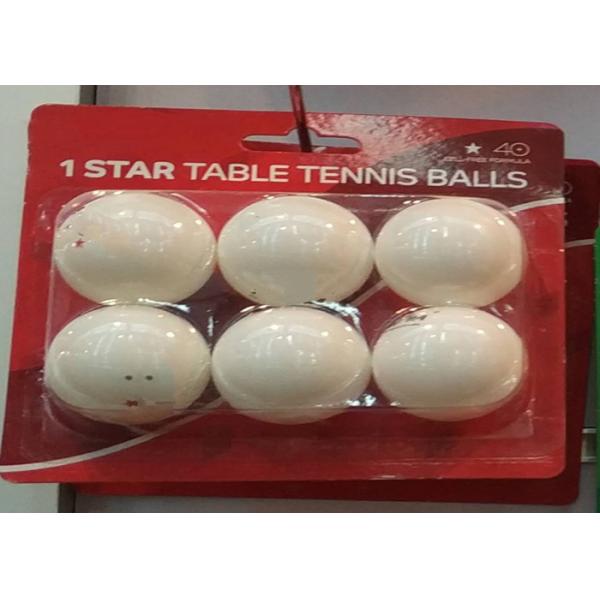 Buy Professional 1 Star Table Tennis Balls / Colored Ping Pong Balls For Training at wholesale prices