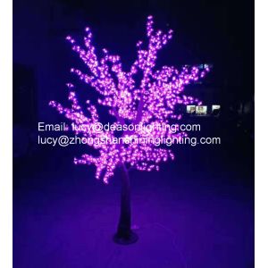 artificial lighted trees