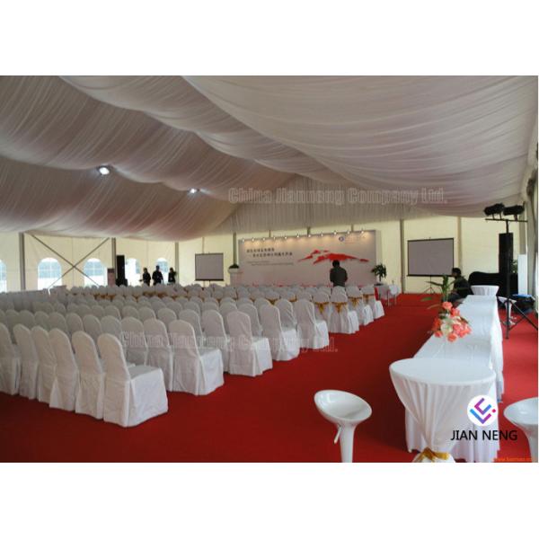 Buy White Roof Cover Outside Event Tents For Golf Villas Sales Conference at wholesale prices