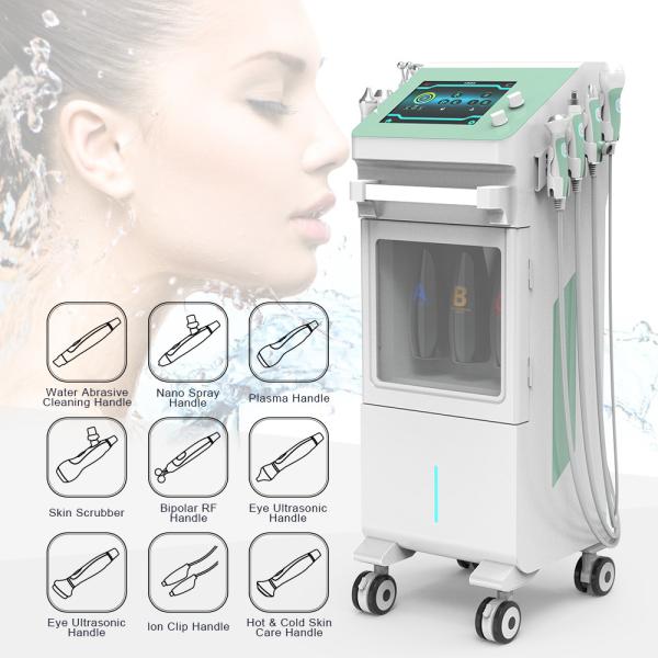 Buy Newest 9 In 1 Hydradermabrasion Aqua Peeling Hydro Hydrodermabrasion Water Jet Aqua Hydra Dermabrasion Machine at wholesale prices
