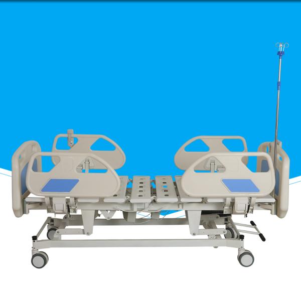 5 Functions Electric Hospital Bed Durable For Icu / Clinic Easy To Move