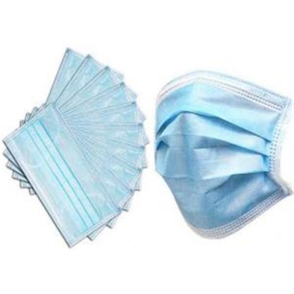 Buy Easy Carrying Blue Disposable Medical Face Mask High Breathability at wholesale prices