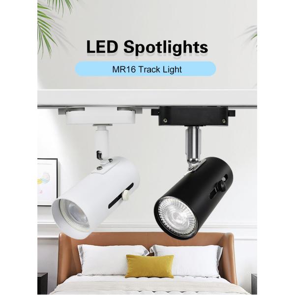 2 Wire / 3 Wire Track Light White Replaceable Light Source Lamp Cup Housing