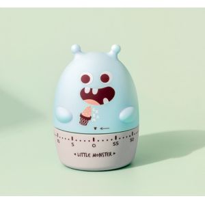 Rotating ABS Cartoon Kitchen Timer 7*7*9cm environmentally friendly