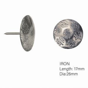 Quality Antique Decorative Door Nail , Rustic Door Hardware Forged Iron Metal Material for sale